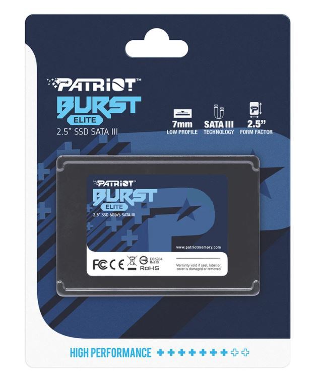 SSD-PATRIOT-BLAST-240GB-SATA3-6GB/S-FORMATO-2,5'-560/530MB/S-PBU240GS25SSDR